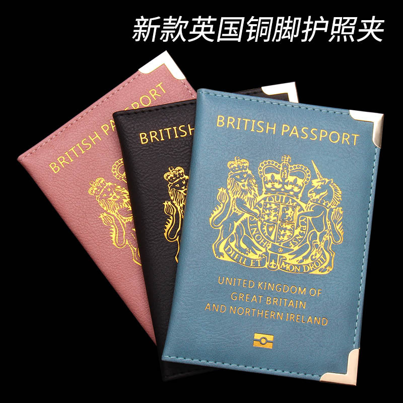 Travel Accessories Wallet - Dompet Kulit Penutup Paspor dengan Penyangga