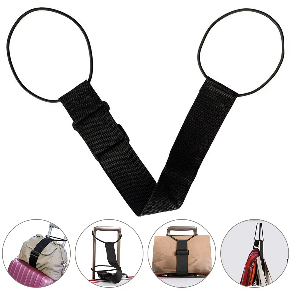Travel Accessories Plane - 2 Buah Tali Bagasi Elastis Dapat
