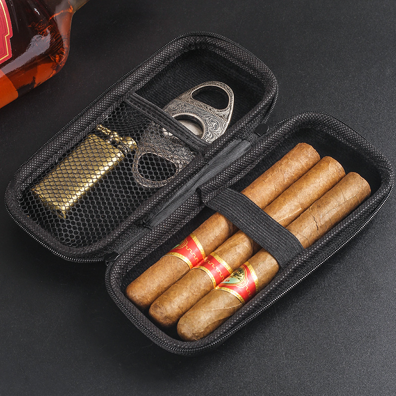 Travel Accessories Holder - 1 Buah Kotak Penyimpanan Cerutu Portabel