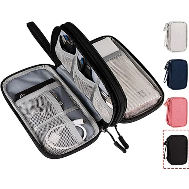 Travel Accessories Organizer - Tas Kabel Perjalanan, Kantong Penyimpanan Digital