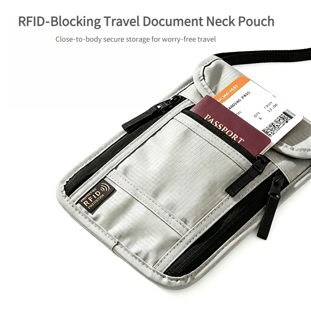 Travel Accessories Wallet - Dompet Leher untuk Perjalanan, Penutup Paspor