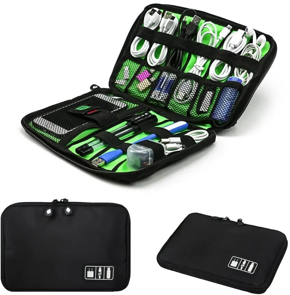 Travel Accessories Organizer - Tas Penyimpanan Pengatur Kabel Sistem Kit