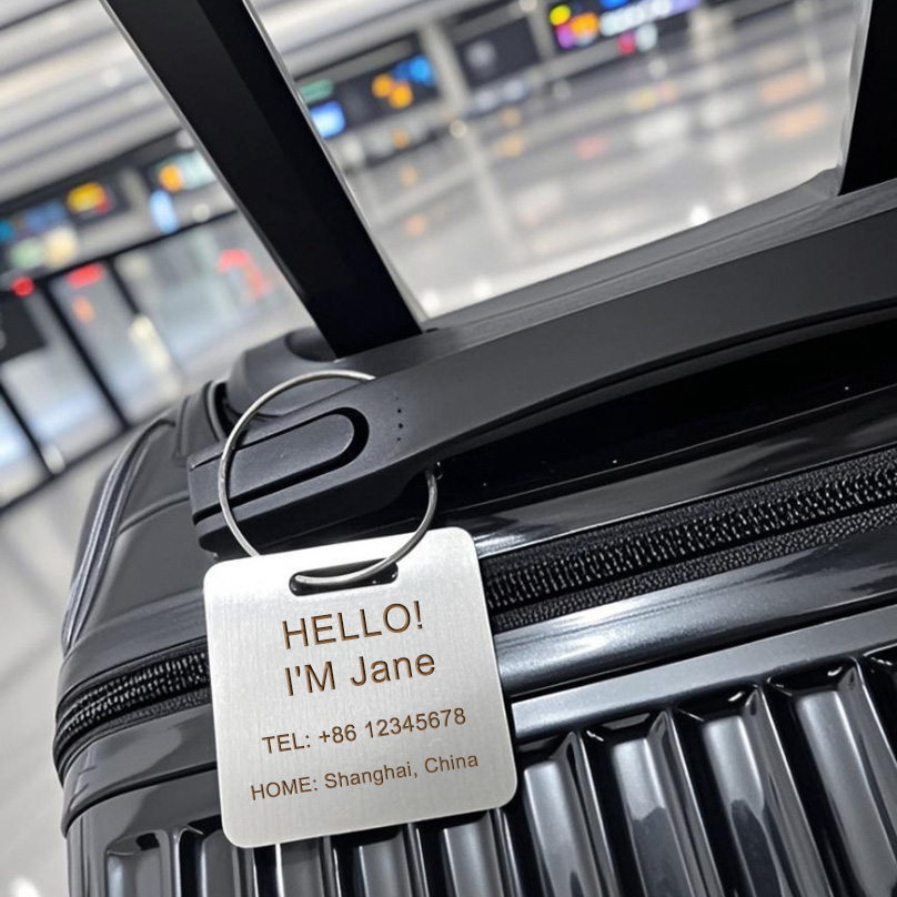 Label Bagasi Nama Kustom Label - Travel Accessories Organizer ulasan dan harga
