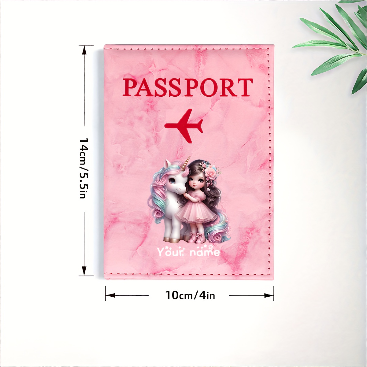 Tempat Paspor PU Pola Unicorn  - Travel Accessories Plane ulasan dan harga