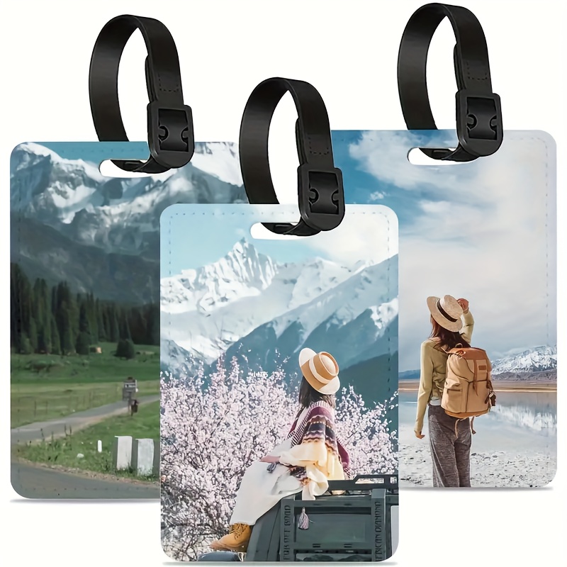Label Bagasi Kulit Foto Kustom - Travel Accessories Meaning ulasan dan harga
