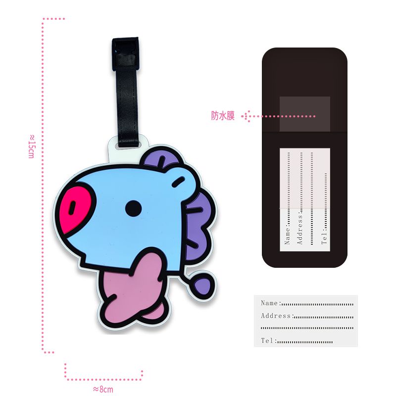 Gantungan kunci kartun BT21 lu - Travel Accessories Organizer ulasan dan harga