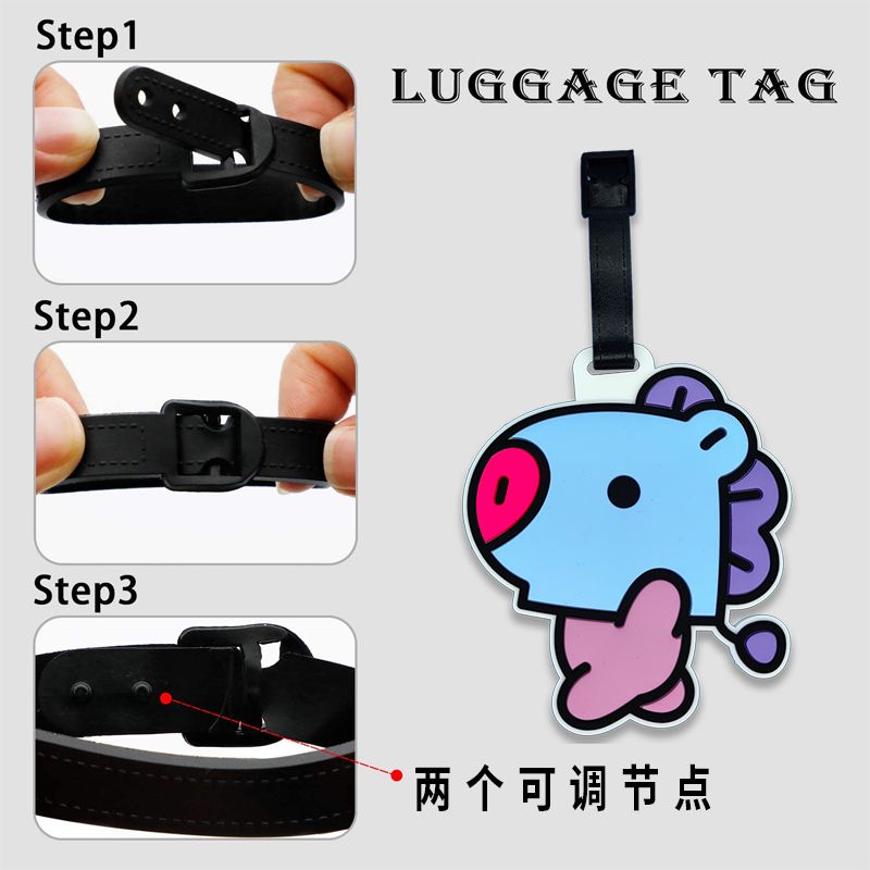 Gantungan kunci kartun BT21 lu - Travel Accessories Organizer ulasan dan harga