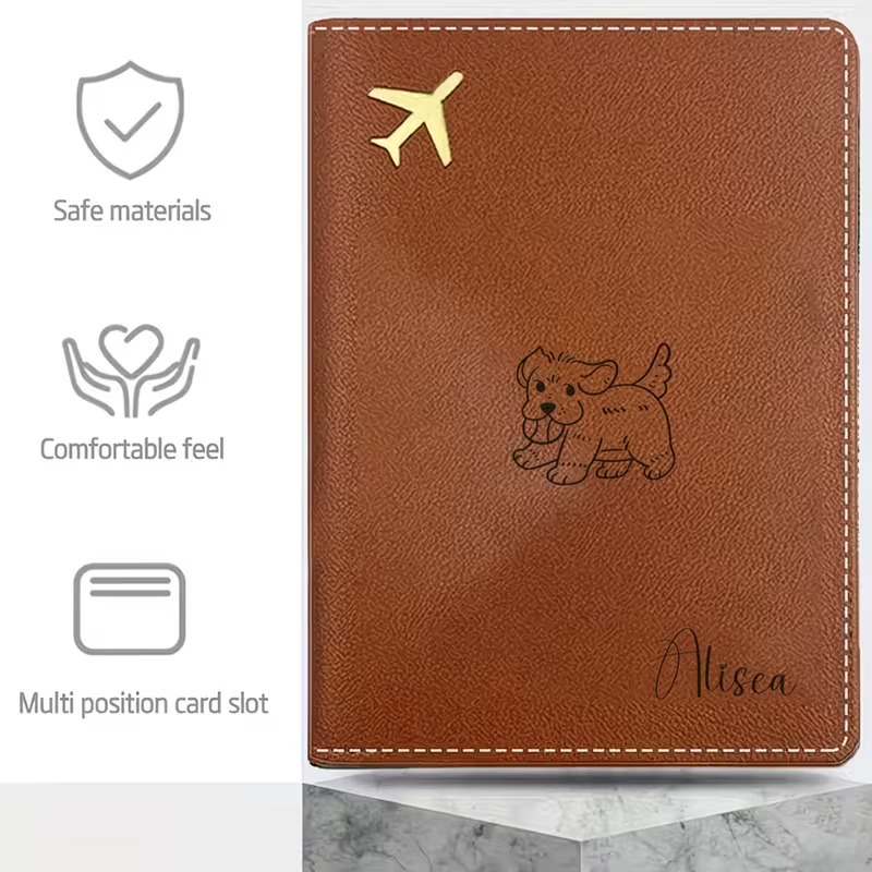 Sampul Paspor Kustom dengan De - Travel Accessories Dog ulasan dan harga