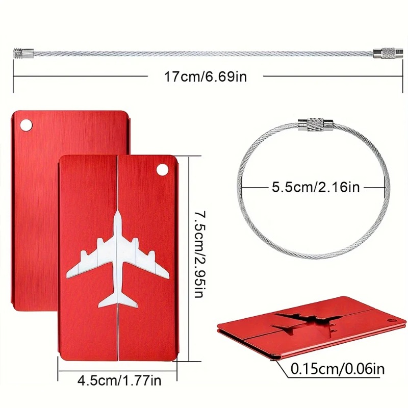 Tag Bagasi Perjalanan dari Pad - Travel Accessories Plane ulasan dan harga