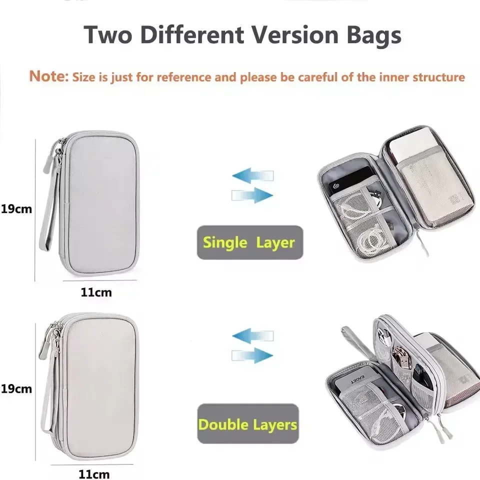 Tas Kabel Perjalanan, Kantong  - Travel Accessories Organizer ulasan dan harga