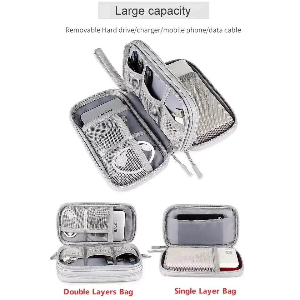 Tas Kabel Perjalanan, Kantong  - Travel Accessories Organizer ulasan dan harga