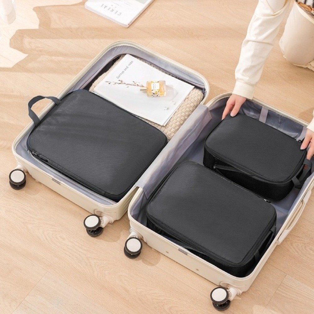 3 pcs/set Kubus Pengemas Kompr - Travel Packing Cube ulasan dan harga