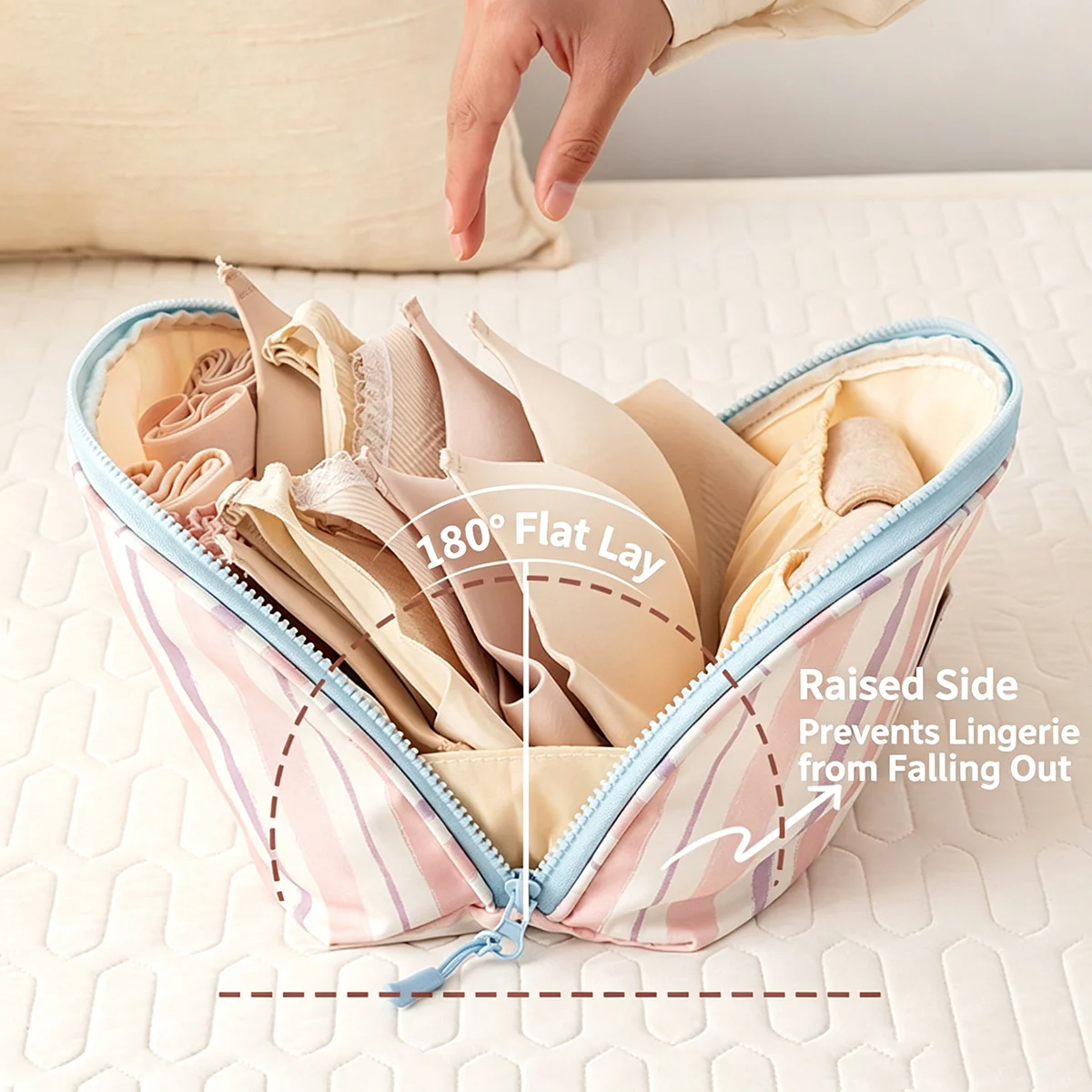 Tas Penyimpanan Pakaian Dalam  - Travel Accessories Organizer ulasan dan harga