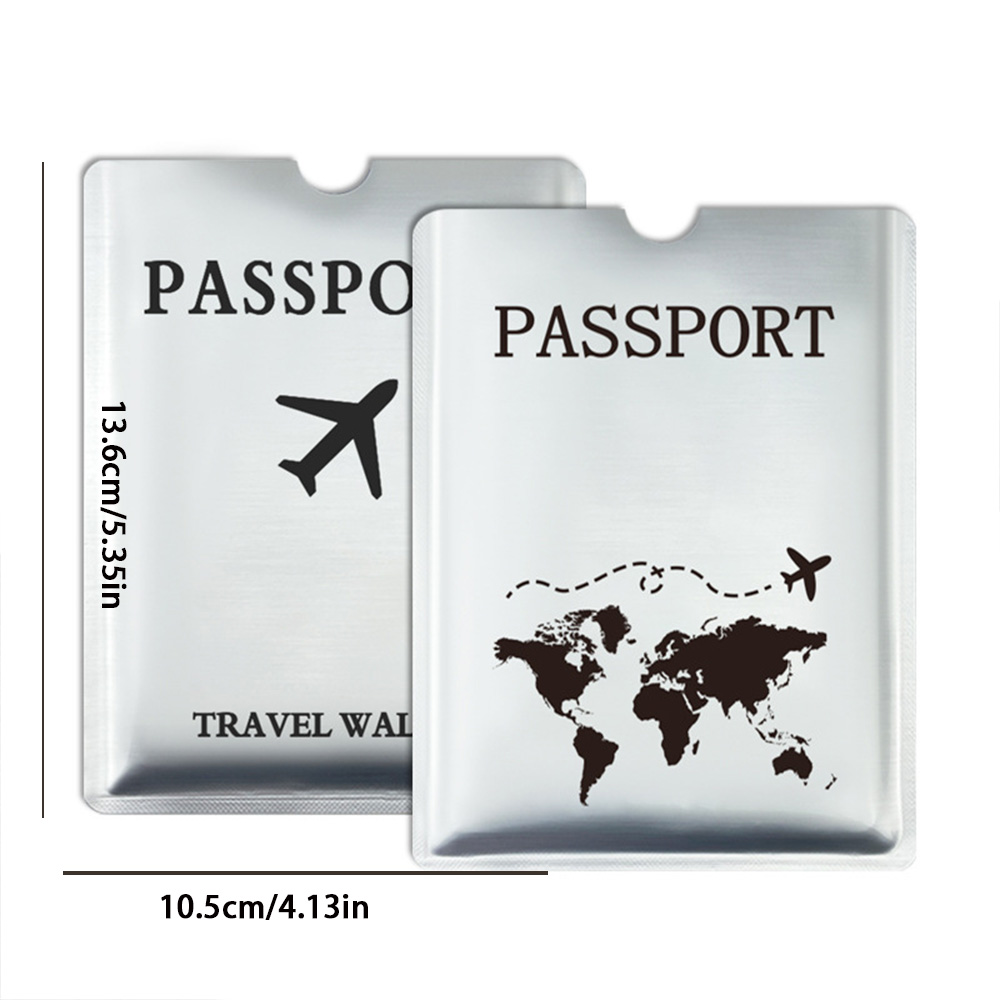 Casing Pelindung Paspor Alumin - Travel Accessories Plane ulasan dan harga