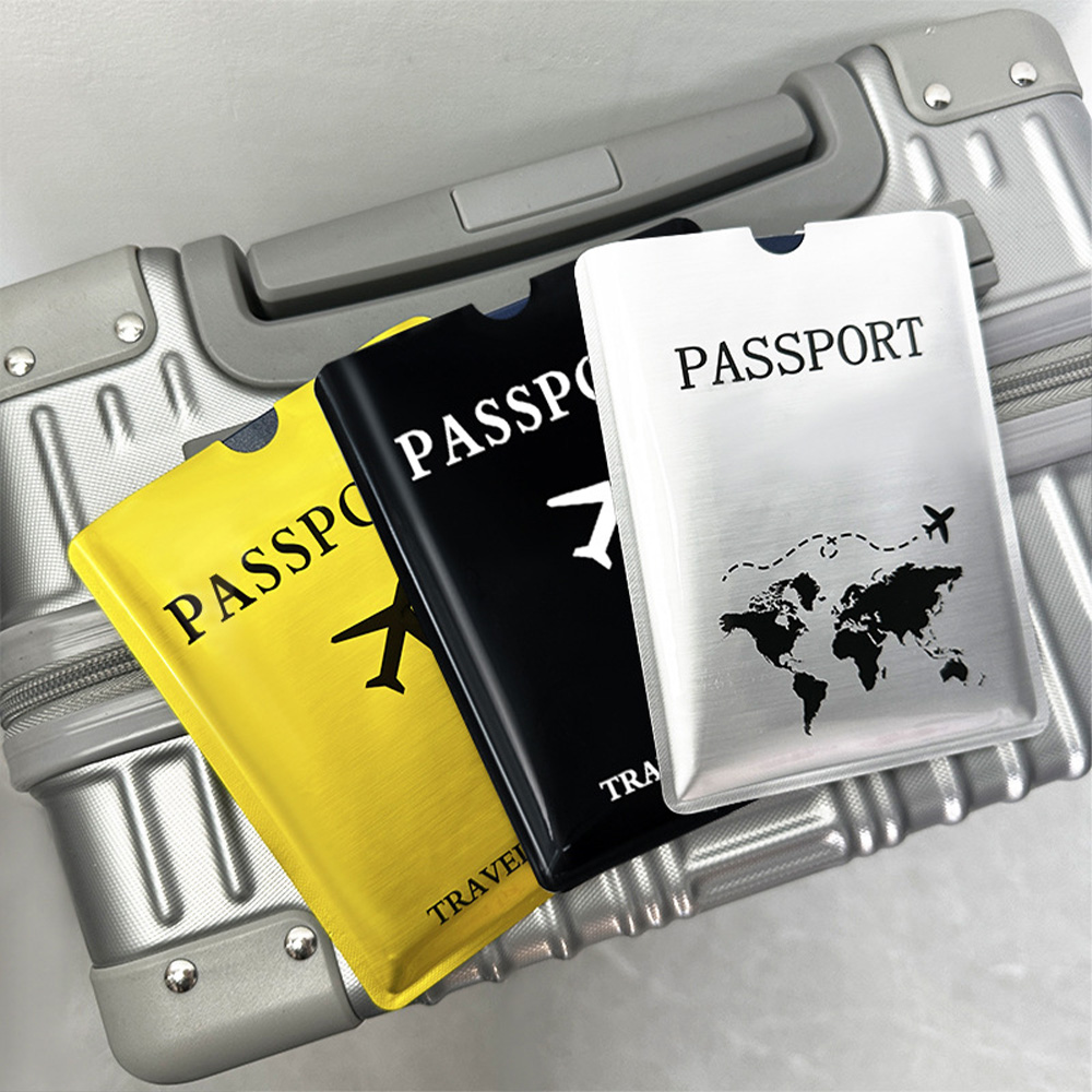 Casing Pelindung Paspor Alumin - Travel Accessories Plane ulasan dan harga