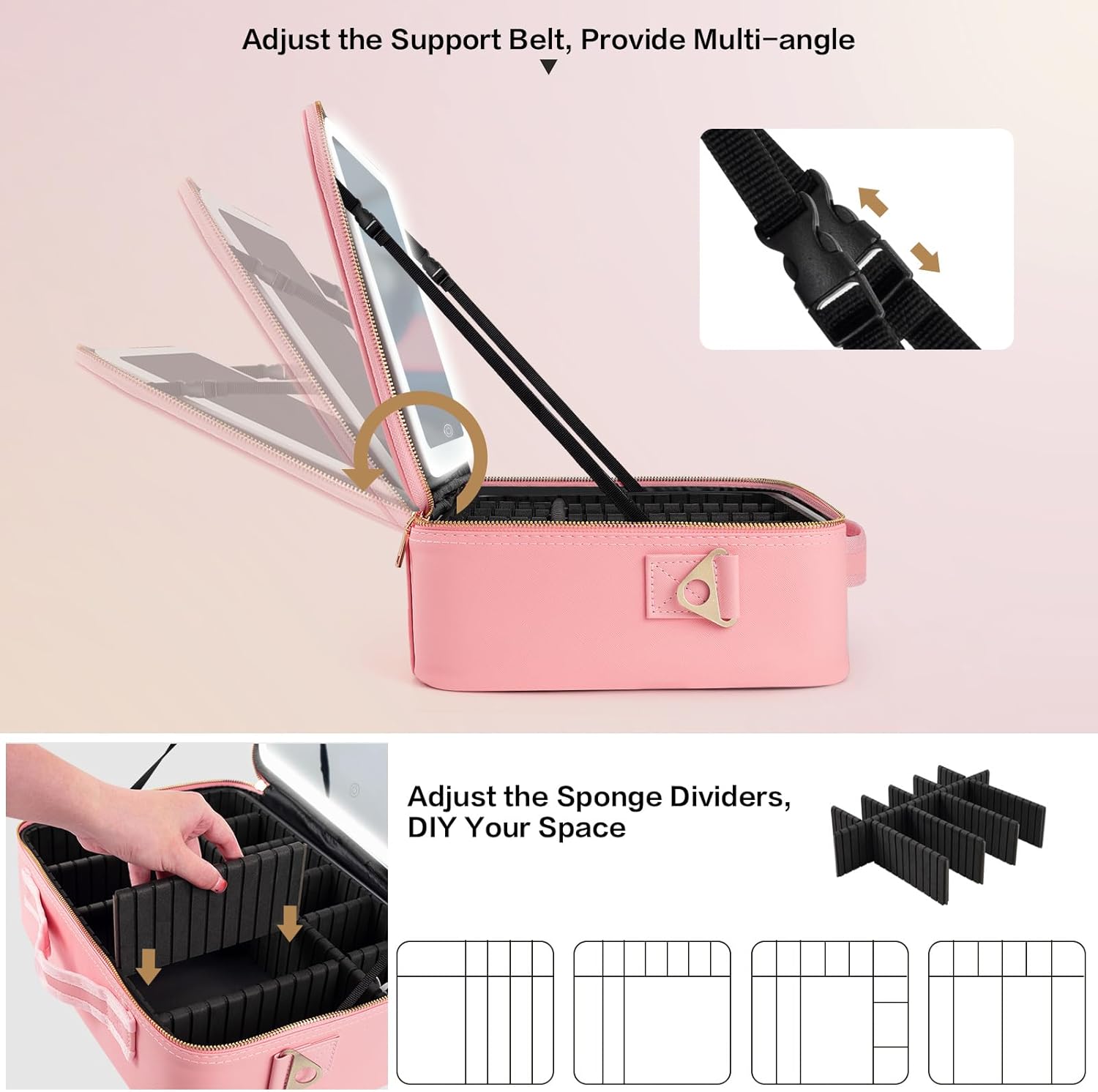 Tas Makeup Kapasitas Besar 15' - Travel Accessories Organizer ulasan dan harga