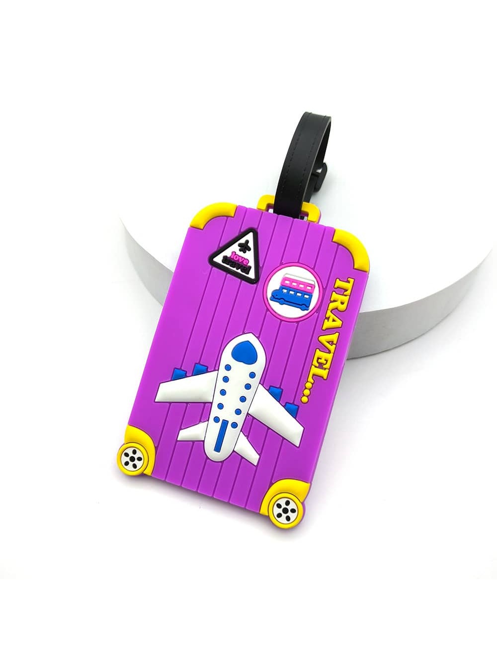1 buah Tag bagasi Multi Warna  - Travel Accessories Plane ulasan dan harga