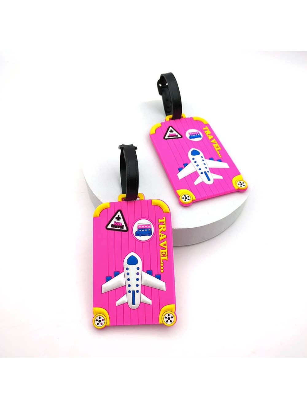 1 buah Tag bagasi Multi Warna  - Travel Accessories Plane ulasan dan harga