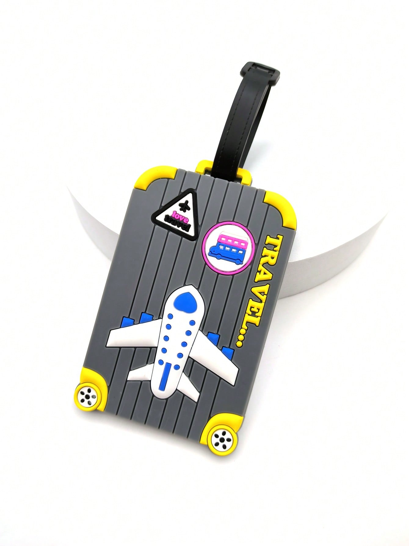 1 buah Tag bagasi Multi Warna  - Travel Accessories Plane ulasan dan harga